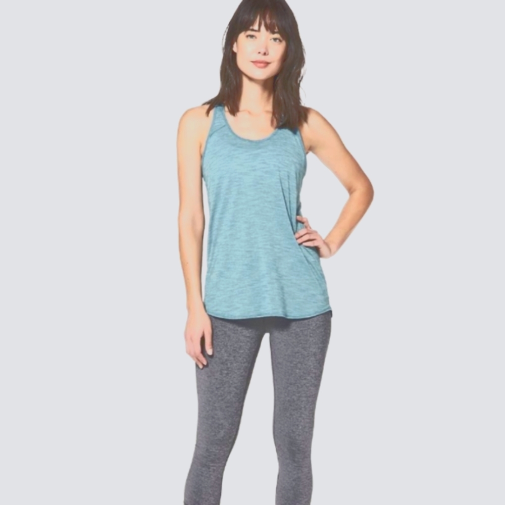 Lululemon Essential Tank Heathered Persian Blue - Picture 3 of 7